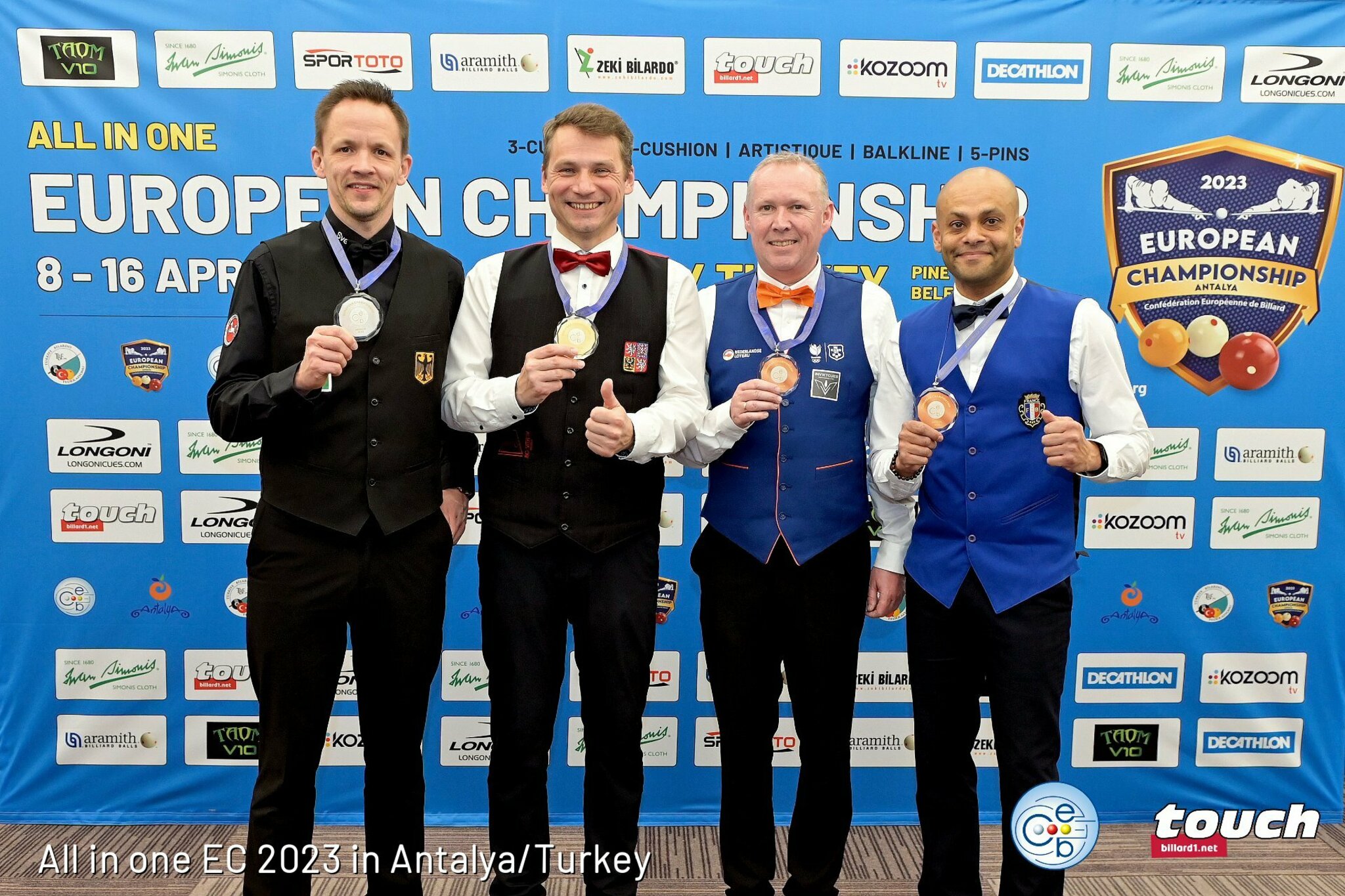 BillardEuropameisterschaft im Cadre 47/2 Bronze für van Silfhout