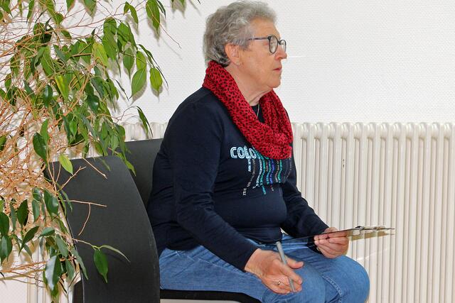 Ursula Mützner (Vorstandsmitglied und Kassenbeauftragte Parkinson Forum e. V., Unna)
 | Foto: © Jürgen Thoms 