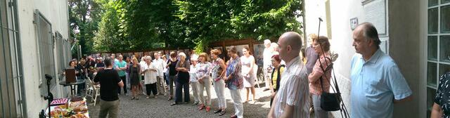 Fotokurs von Ralf Raßloff in der RuhrGalleryMülheim (Archivbild der Vernissage im Galeriehof) | Foto: Mülheimer Kunstverein und Kunstförderverein KKRR