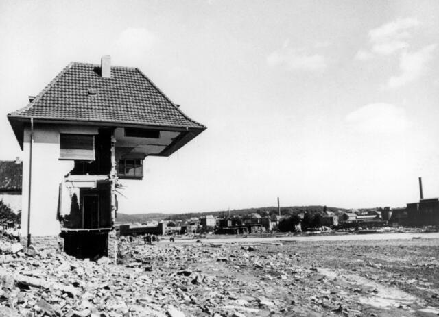 Zerstörtes Haus in Fröndenberg. | Foto: Quelle: Ruhrverband