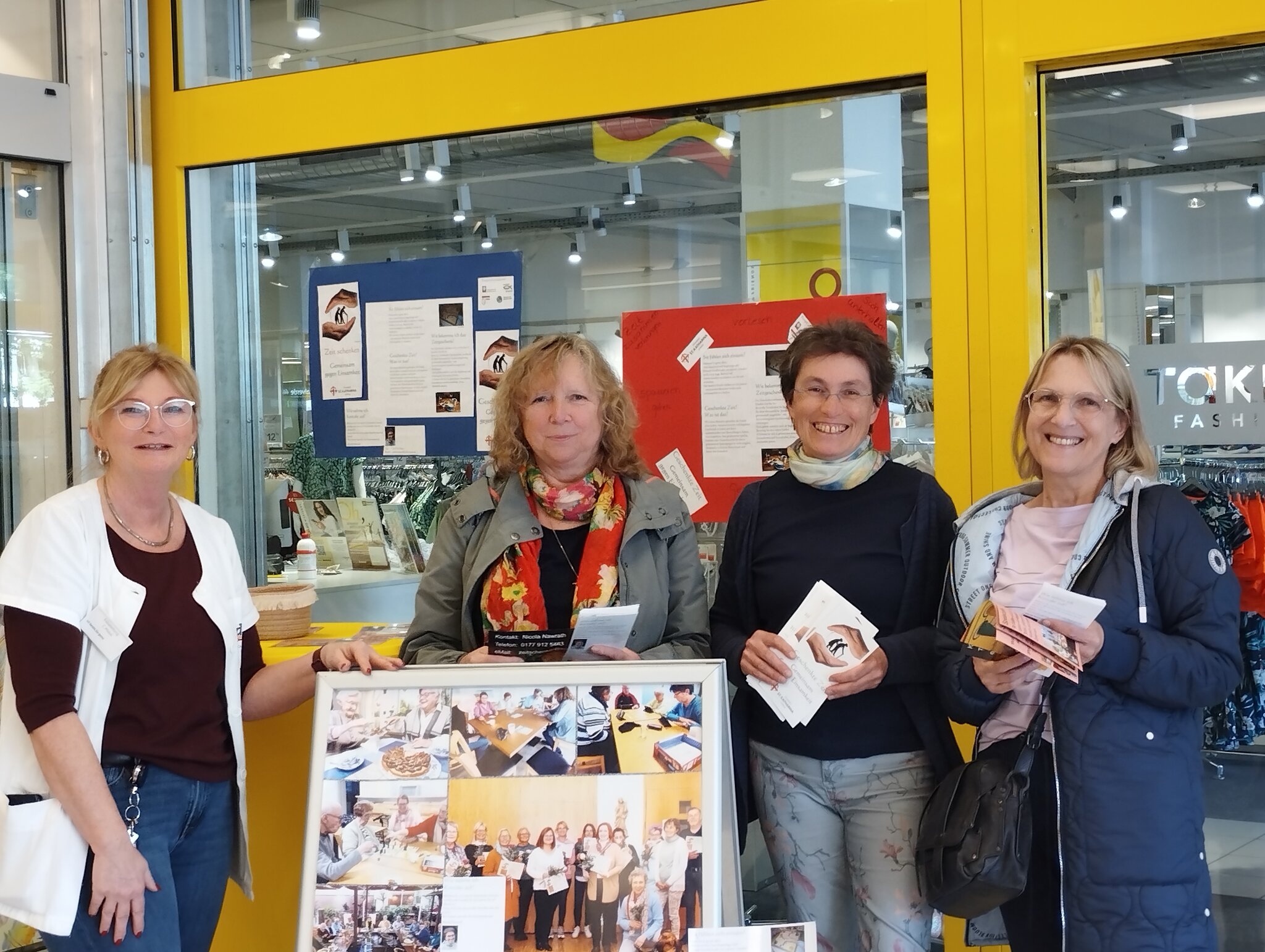 Zeit schenkengemeinsam gegen Einsamkeit Zeitschenkerinnen zu Gast im