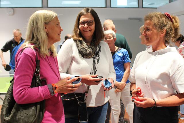 Am Infostand beim 8. Hiltruper Parkinson-Tag | Foto: © Jürgen Thoms  