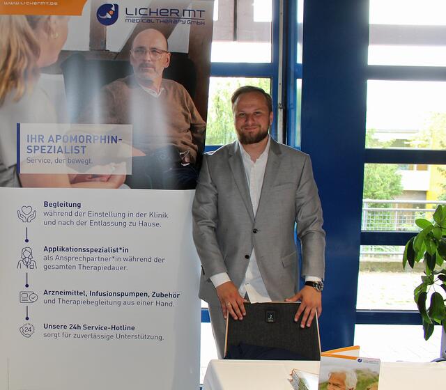 Am Infostand beim 8. Hiltruper Parkinson-Tag | Foto: © Jürgen Thoms  