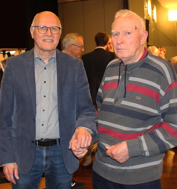 Reiner Krauße Sonderbeauftragter des Parkinson Forums Kreis Steinfurt und Gerhard Kulik Vorsitzender Parkinson Forum e.V. Unna  | Foto: © Jürgen Thoms 