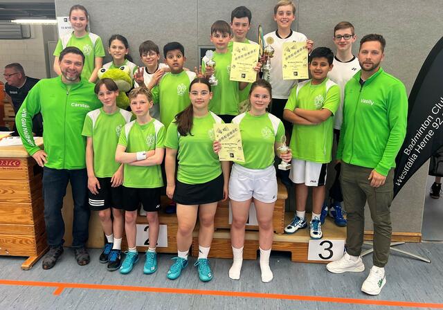 Grün-Weiß beim Herner Kids Cup 2023 | Foto: Grün-Weiß Mülheim