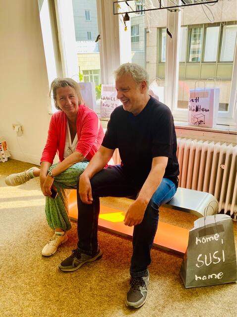 Kuratorenteam: Andrea Jordan und Klaus Wiesel | Foto: Mülheimer Kunstverein und Kunstförderverein KKRR