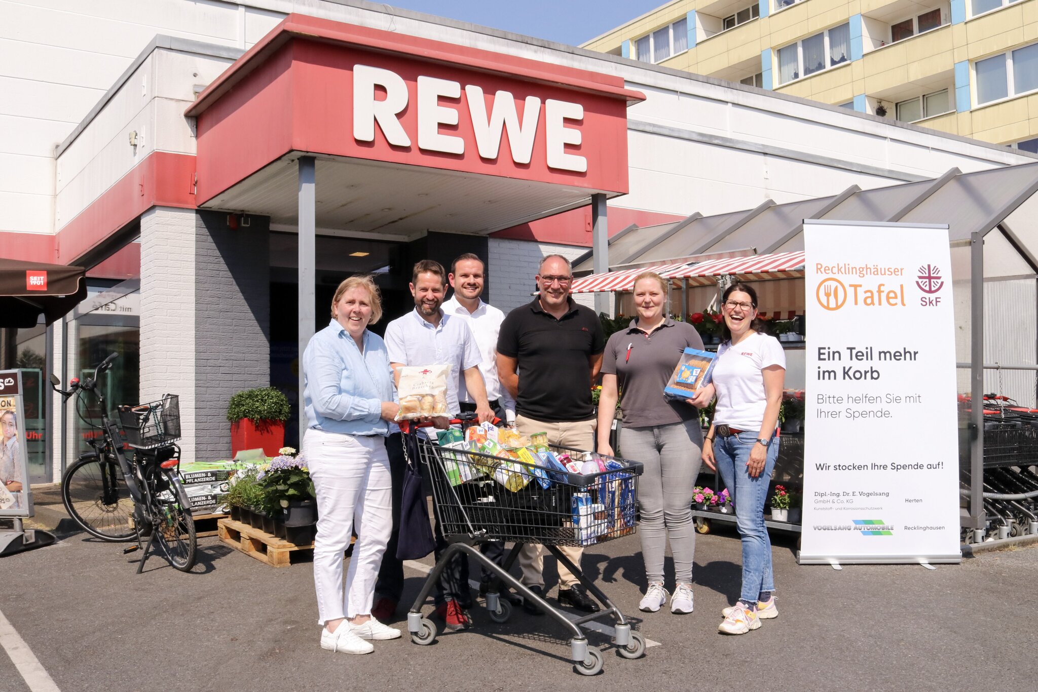 Vogelsang legt noch einen drauf TafelEhrenamtliche bitten um ein Teil