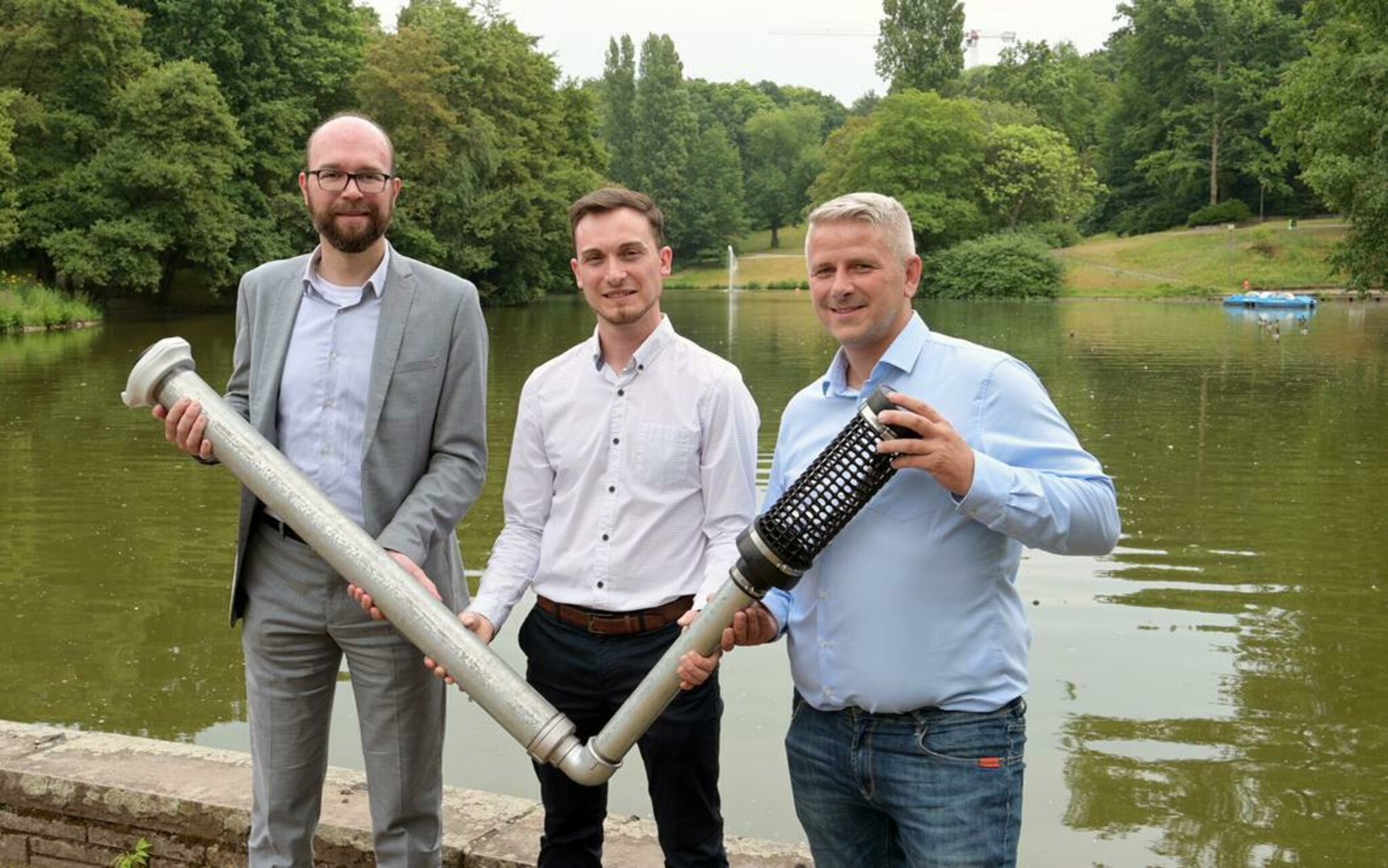Stadt Bochum Wasserqualität in den Teichen wird in Echtzeit