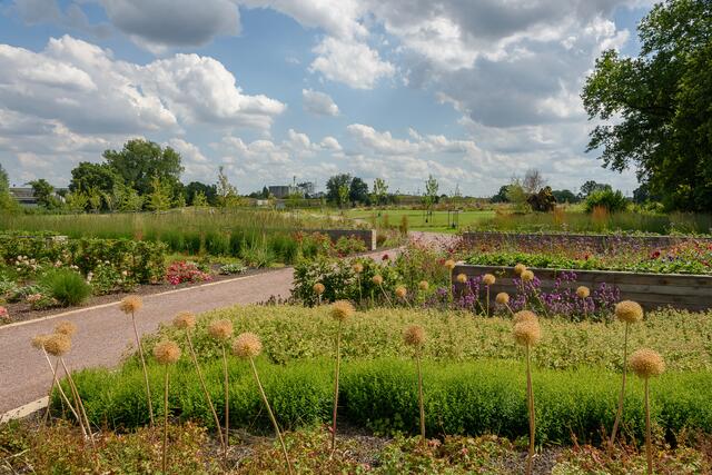 Im Emscherland sind viele kleine unterschiedliche Gartenareale eingebettet.
