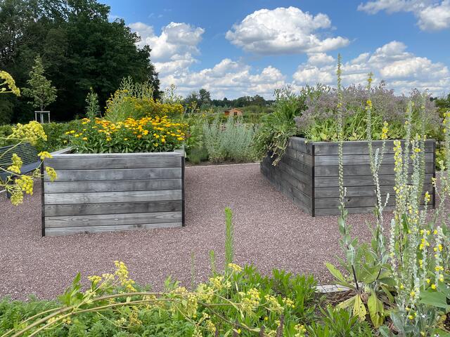 Im Emscherland sind viele kleine unterschiedliche Gartenareale eingebettet.