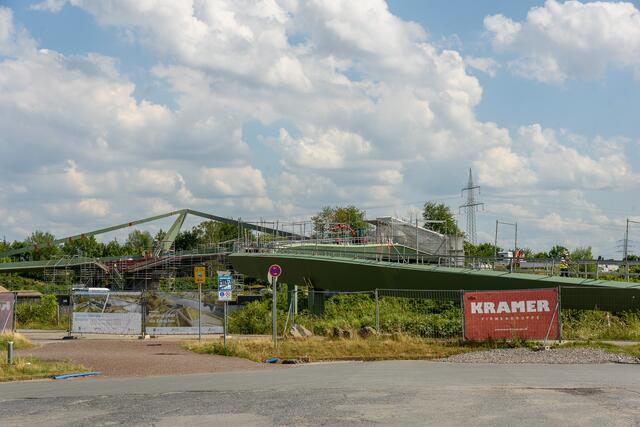 Der "Sprung über die Emscher" benötigt noch ein wenig Zeit bis zur Fertigstellung.