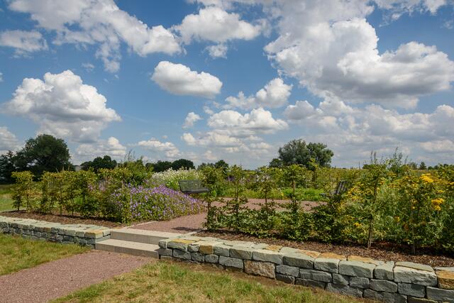 Im Emscherland sind viele kleine unterschiedliche Gartenareale eingebettet.