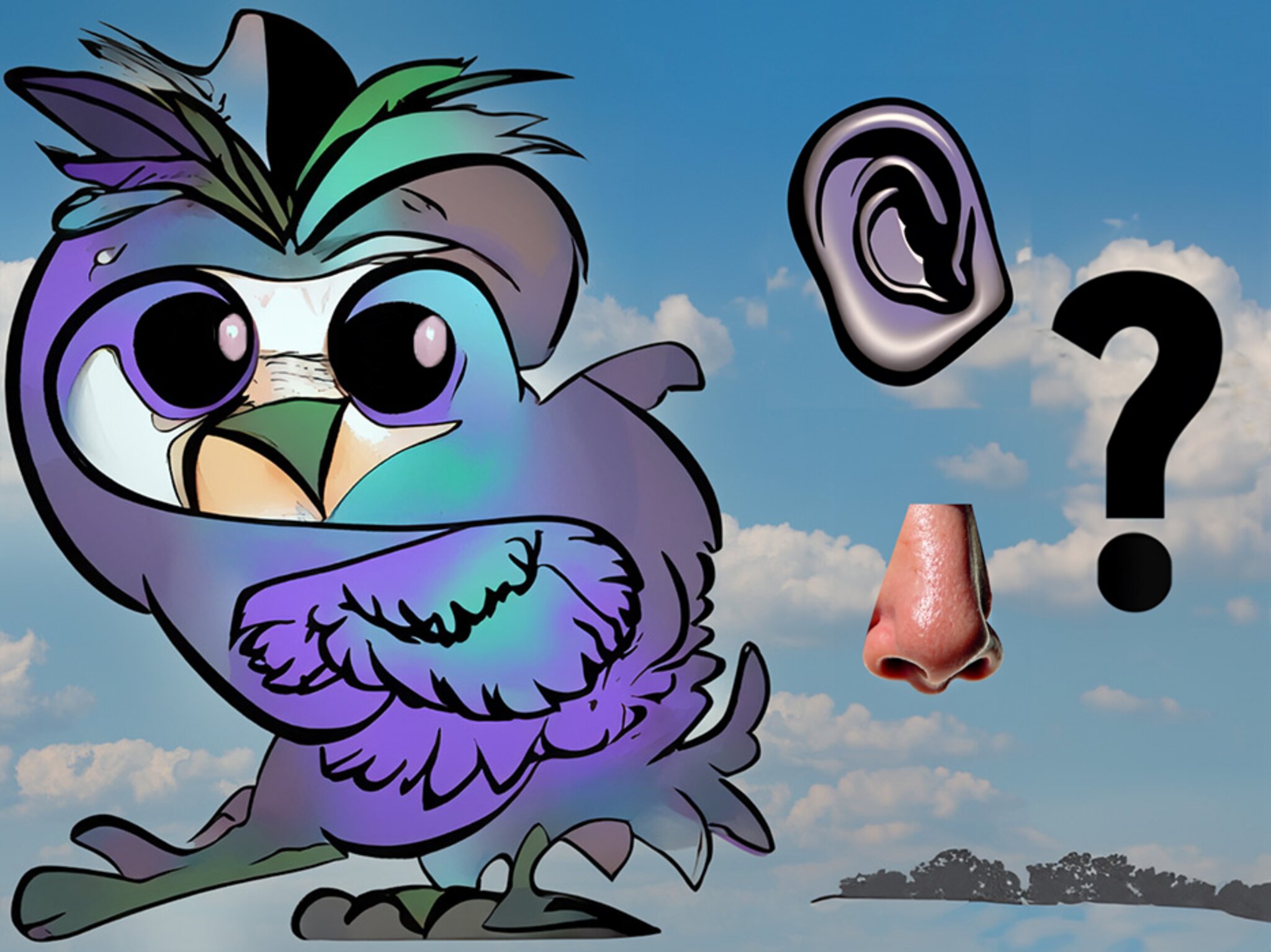 Ich Fass An Meine Nase Und An Meine Ohren Nase und Ohren beim Vogel: Zwitscher erklärt Nase und Ohren vom Vogel