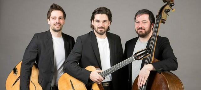 Das Joscho Stephan Trio spielt am 24. September im Kloster Saarn. Foto: JST