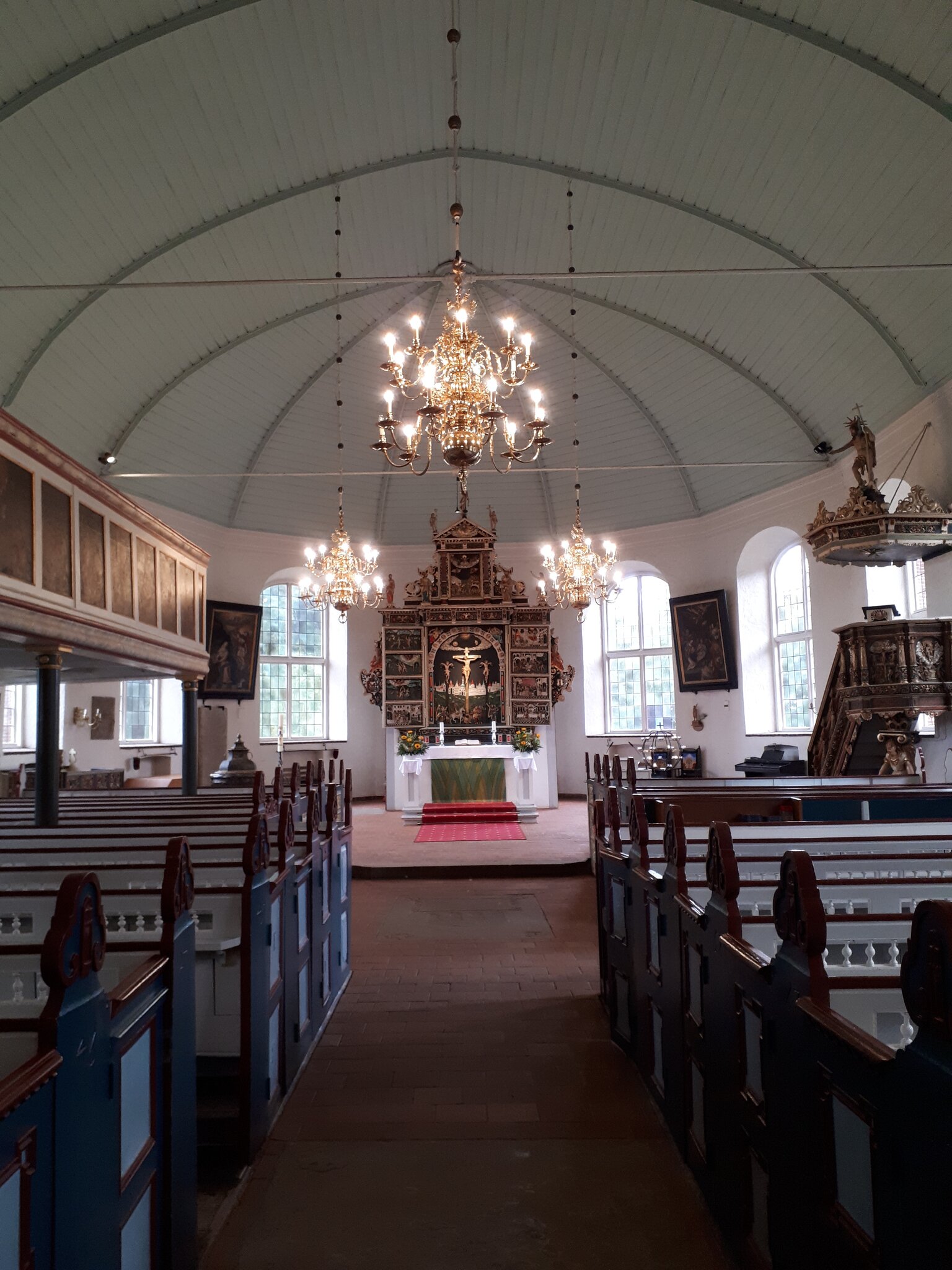 Kirchen St. PANKRATIUS in HamburgOchsenwerder Alpen