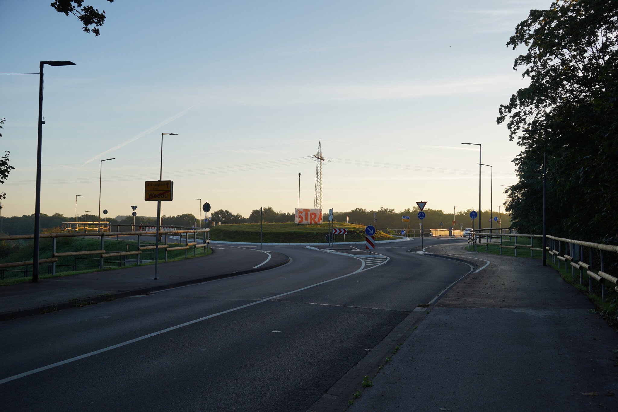 Der Kreisverkehr ist fertig Duisburg