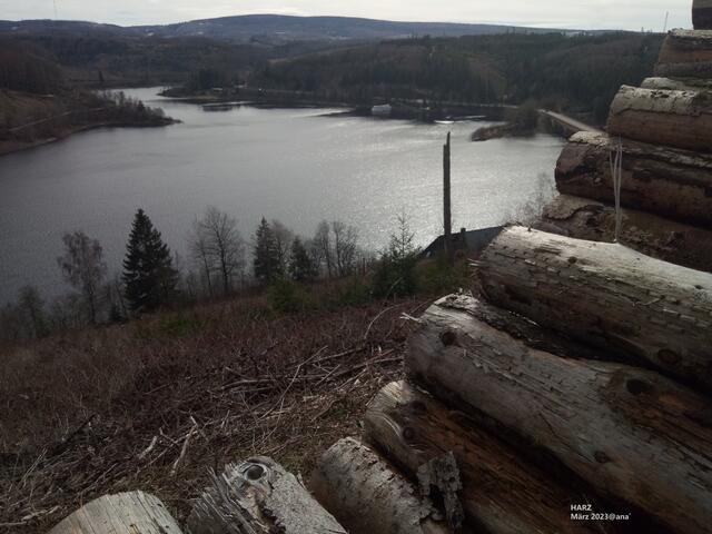 Blick hinunter ... puhhh!