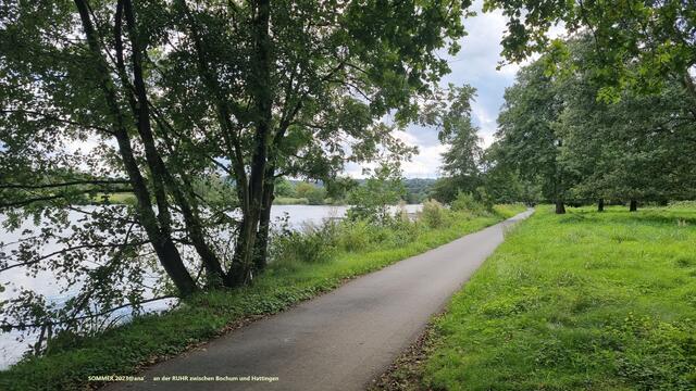 an der Ruhr entlang ...