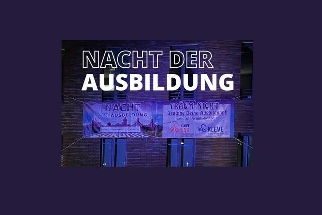 Auch im Jahr 2023 nehmen die Stadt Kleve, die WTM und die USK wieder an der Nacht der Ausbildung teil. | Foto: Stadt Kleve