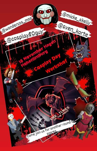 Cosplay Horrorgestalten live erleben ... | Foto: Creatures Of The Night