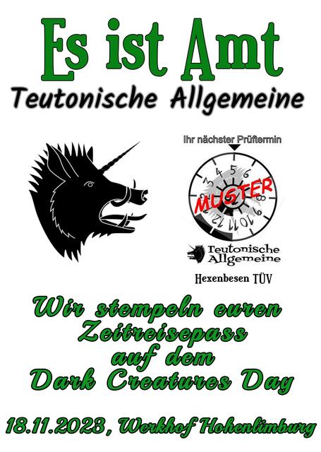 Das Amt für die Zeitreise ... | Foto: Teutonische Allgemeine