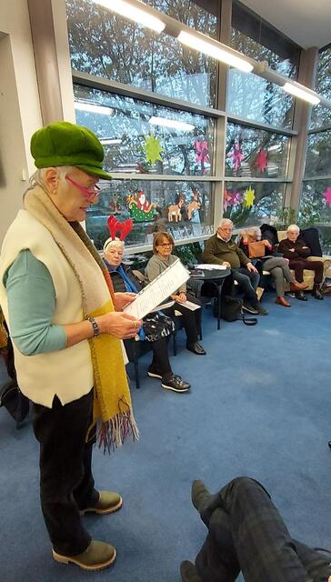 Roswitha Behlert begann zunächst mit einem Gedicht, bevor…