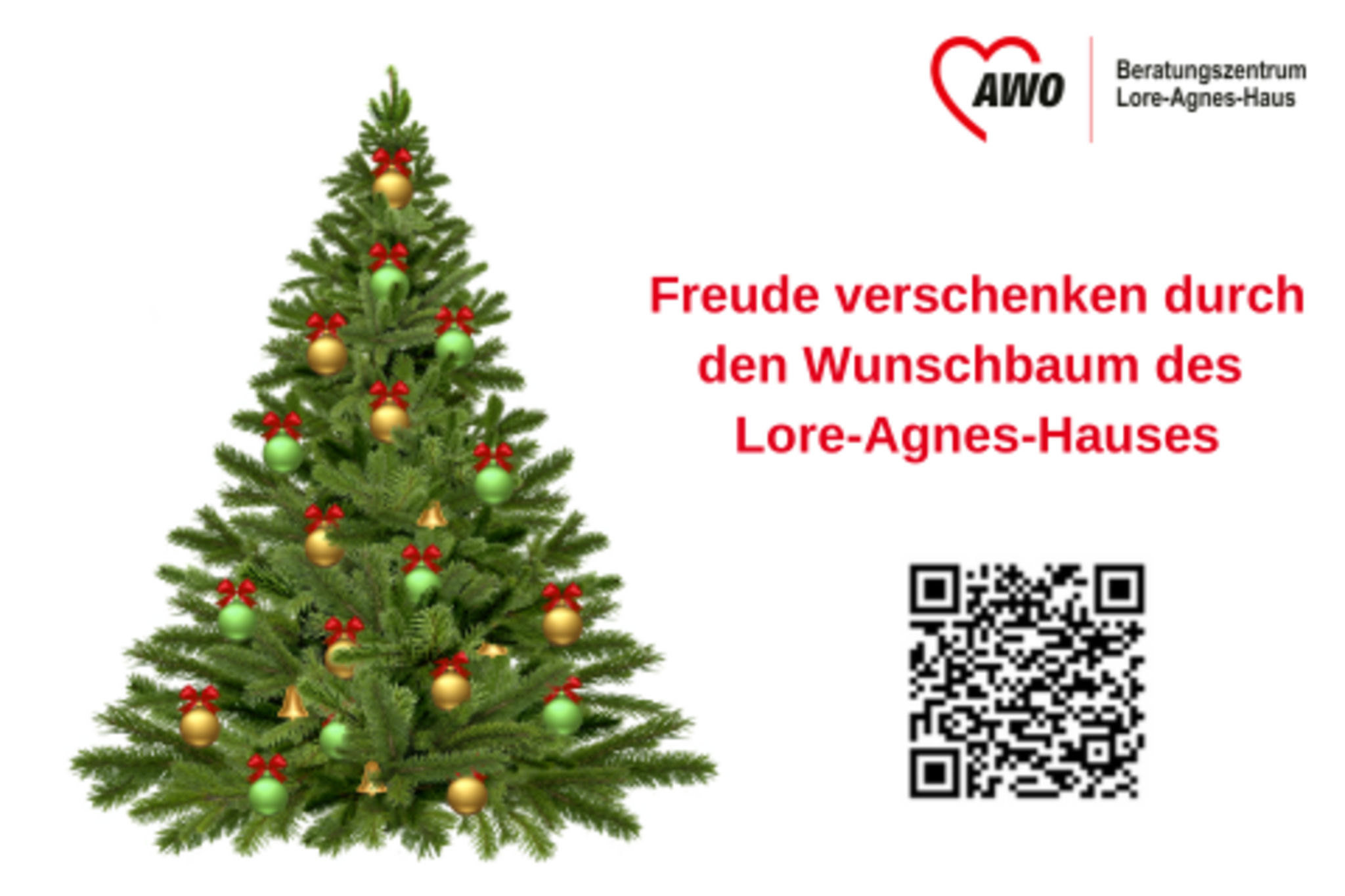 Wunschbaum Freude verschenken Wunschbaum im AWO LoreAgnesHaus Essen