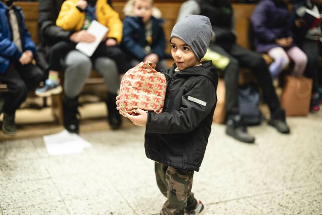 Mehr als 150 Kinder kamen zur Wichtelstern-Aktion. | Foto: Lars Heidrich / Projekt LebensWert