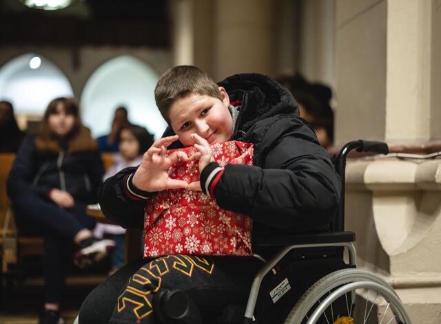Mehr als 150 Kinder kamen zur Wichtelstern-Aktion. | Foto: Lars Heidrich / Projekt LebensWert