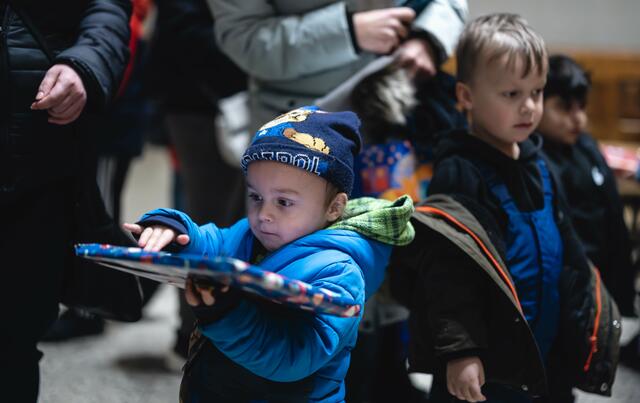 Mehr als 150 Kinder kamen zur Wichtelstern-Aktion. | Foto: Lars Heidrich / Projekt LebensWert