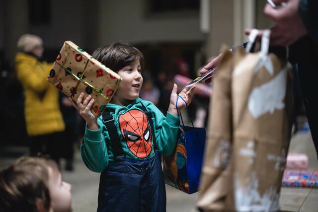 Mehr als 150 Kinder kamen zur Wichtelstern-Aktion. | Foto: Lars Heidrich / Projekt LebensWert