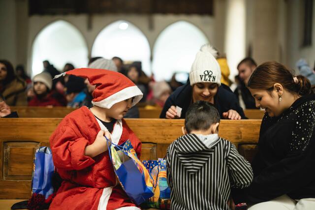 Mehr als 150 Kinder kamen zur Wichtelstern-Aktion. | Foto: Lars Heidrich / Projekt LebensWert