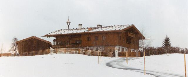Das frühere Haus von Franz Beckenbauer, mit Blick auf die KItzbüheler Alpen, in Oberndorf. | Foto: Ulrich Rabenort