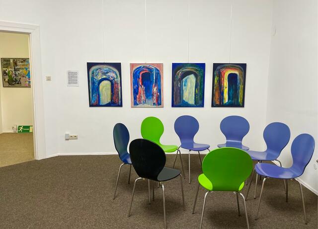 Wintergalerie Ausstellung in der Stadt Mülheim noch bis 3. März 2024 in der Ruhrstraße 3 / Ecke Delle | Foto: Mülheimer Kunstverein und Kunstförderverein KKRR