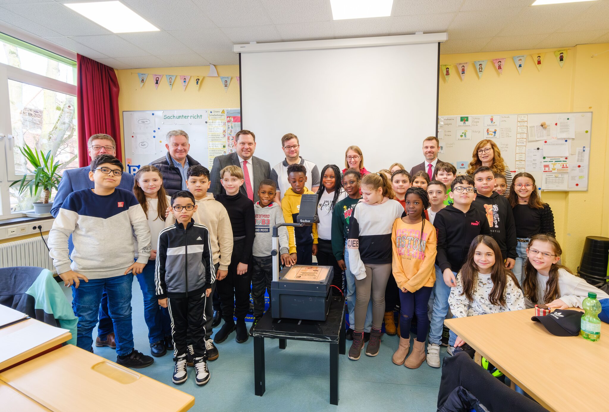 Digitalisierung in Oberhausener Schulen Einer der letzten Overhead