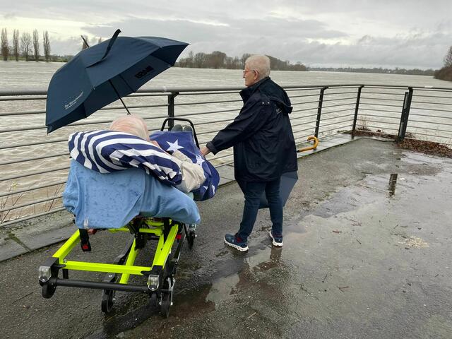 Der Rhein auch ein Ziel | Foto: Fr.Müller