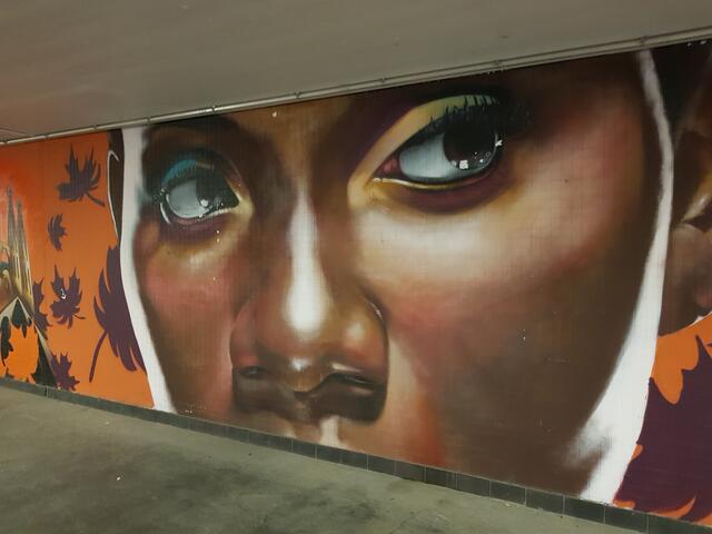 Bunt im Untergrund - Graffiti im Hbf Ludwigshafen