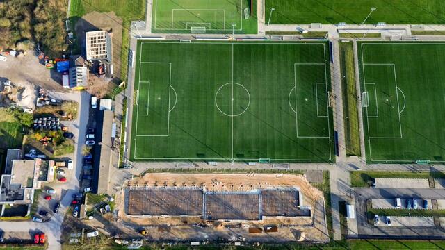 Ein Luftbild des Sportzentrums Oberstadt. | Foto: Stadt Kleve