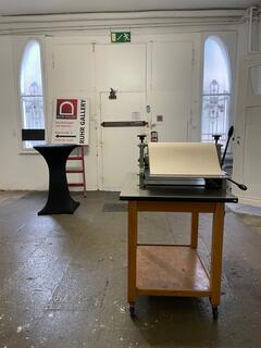 Hier wird u.a. DRUCK gemacht:  Ruhr Gallery Mülheim | Foto: Mülheimer Kunstverein und Kunstförderverein KKRR