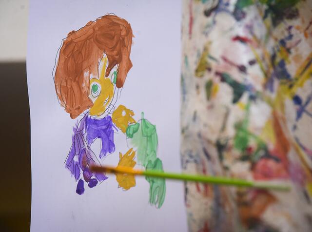 Thema war Momo, die Hauptfigur aus Michael Endes gleichnamigem Roman und Namenspate der Kindertagesstätte. | Foto: Kirchenkreis Essen/Alexandra Roth