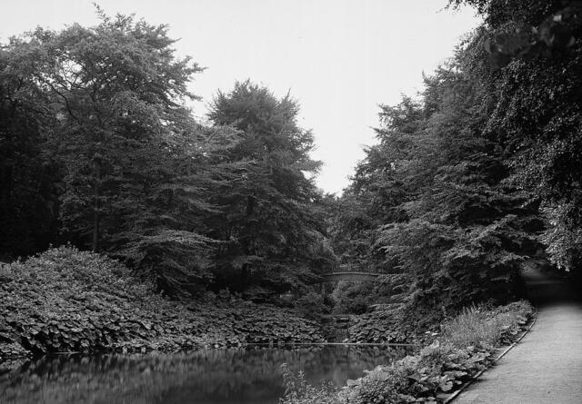 Brücke am Schwanenteich Teich | Foto: unknown - Sammlung Kivelitz