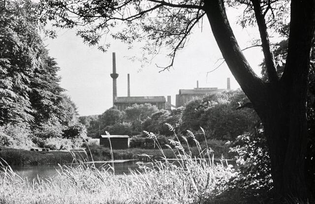 Im Hiltroper Park mit Zeche Constantin X | Foto: unknown - Sammlung Kivelitz