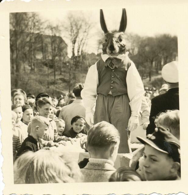 1954 Osterhase im Hiltroper Park 