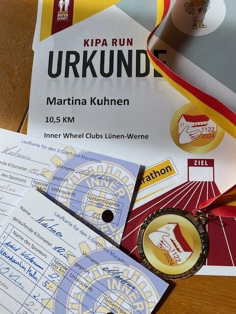 Auch viele Mitglieder des Inner Wheel Club Lünen-Werne nahmen am Gottfried-Marathon teil. | Foto: privat