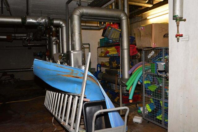 Die alte Anlage im Keller.