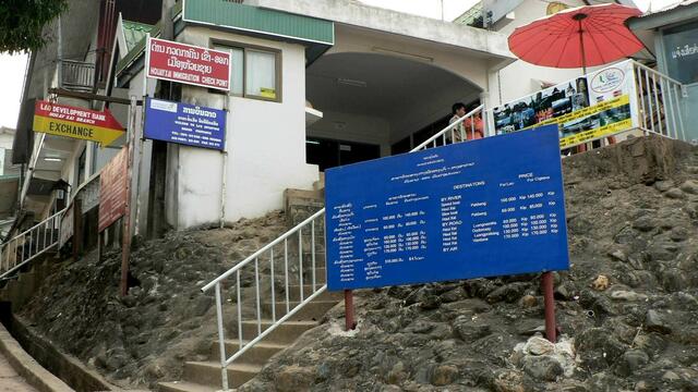 Die Grenzstation in Laos 