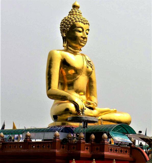 Der Buddha am Goldenen Dreieck  am Goldenen Dreieck 