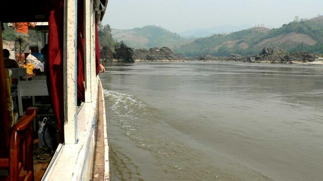 Bootsfahrt auf dem Mekong 