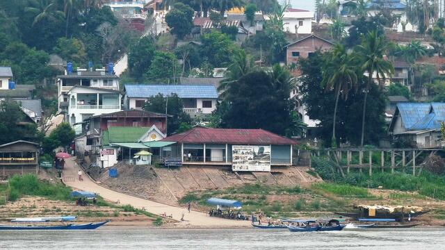 Grenzstation in laos 