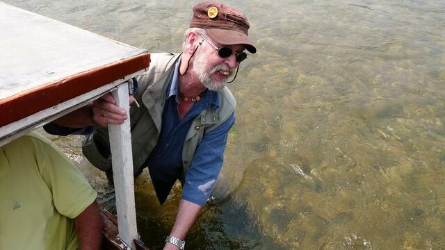 Im Flachwesser heißt es schieben 